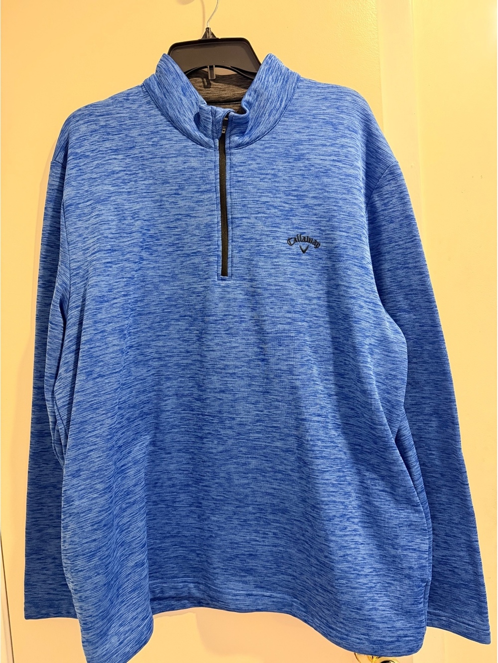 Callaway blue quarter zip pullover